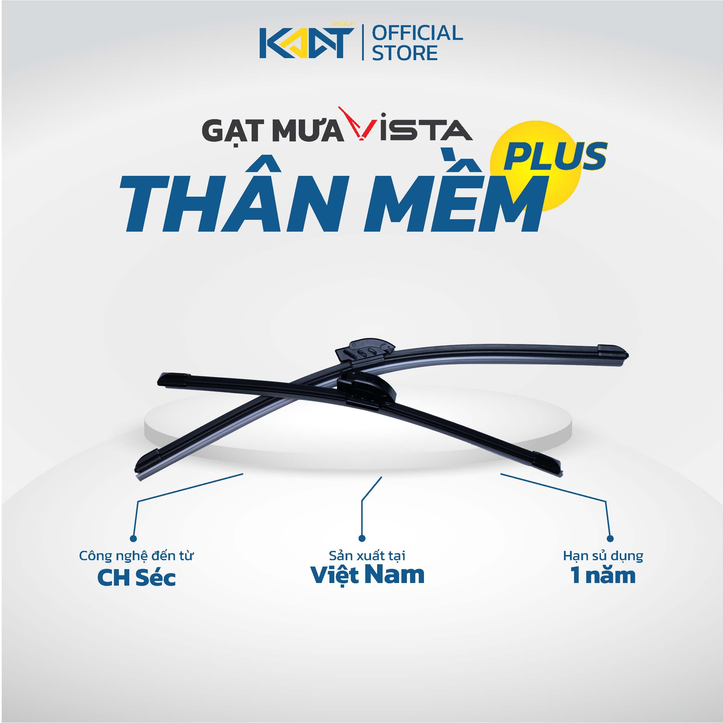 Cần Gạt Mưa Thân Mềm Plus