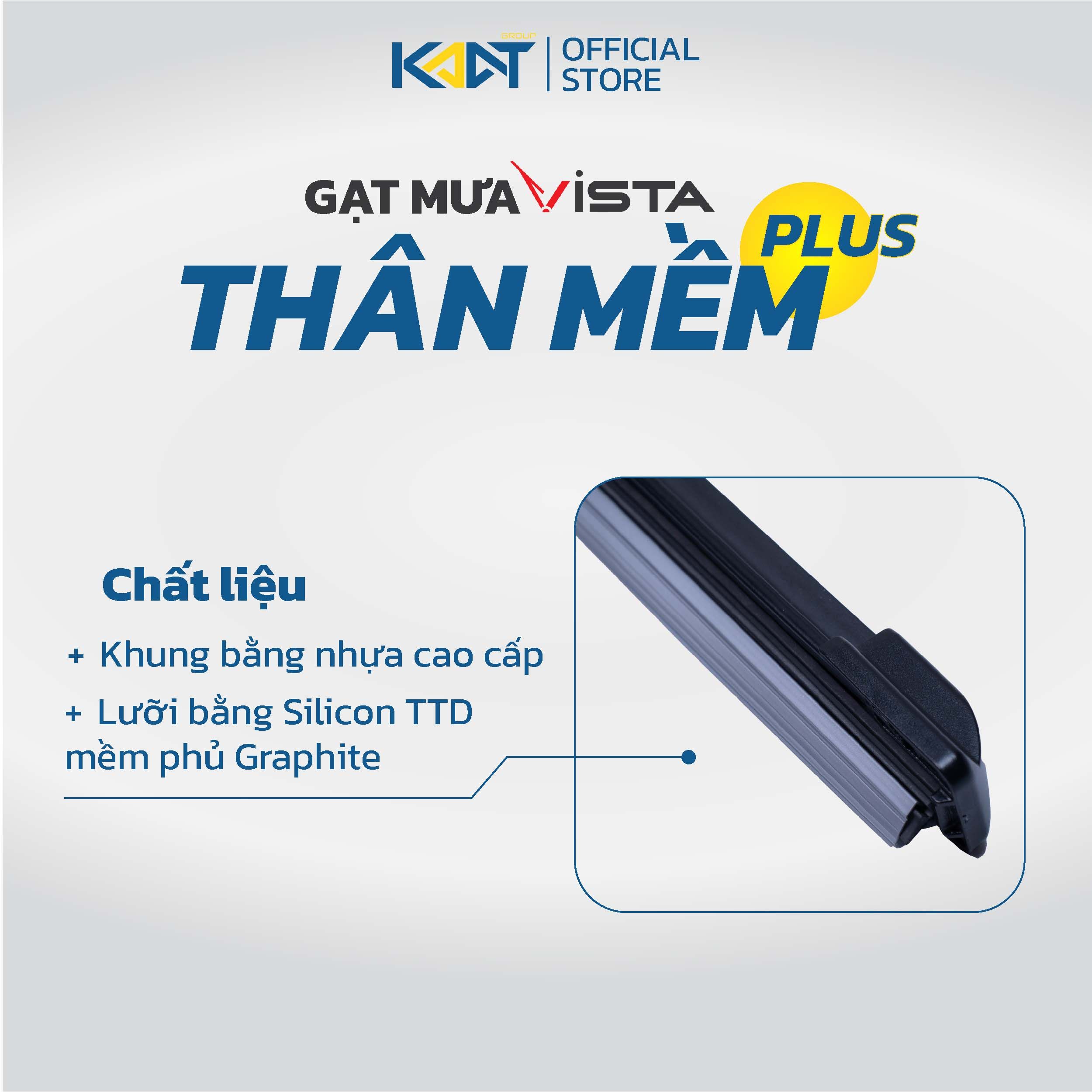 Cần Gạt Mưa Thân Mềm Plus