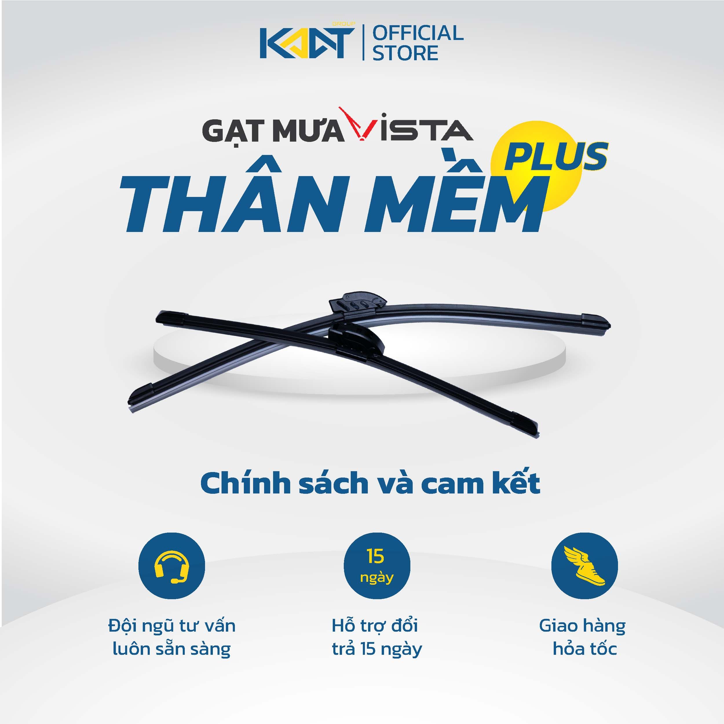 Cần Gạt Mưa Thân Mềm Plus