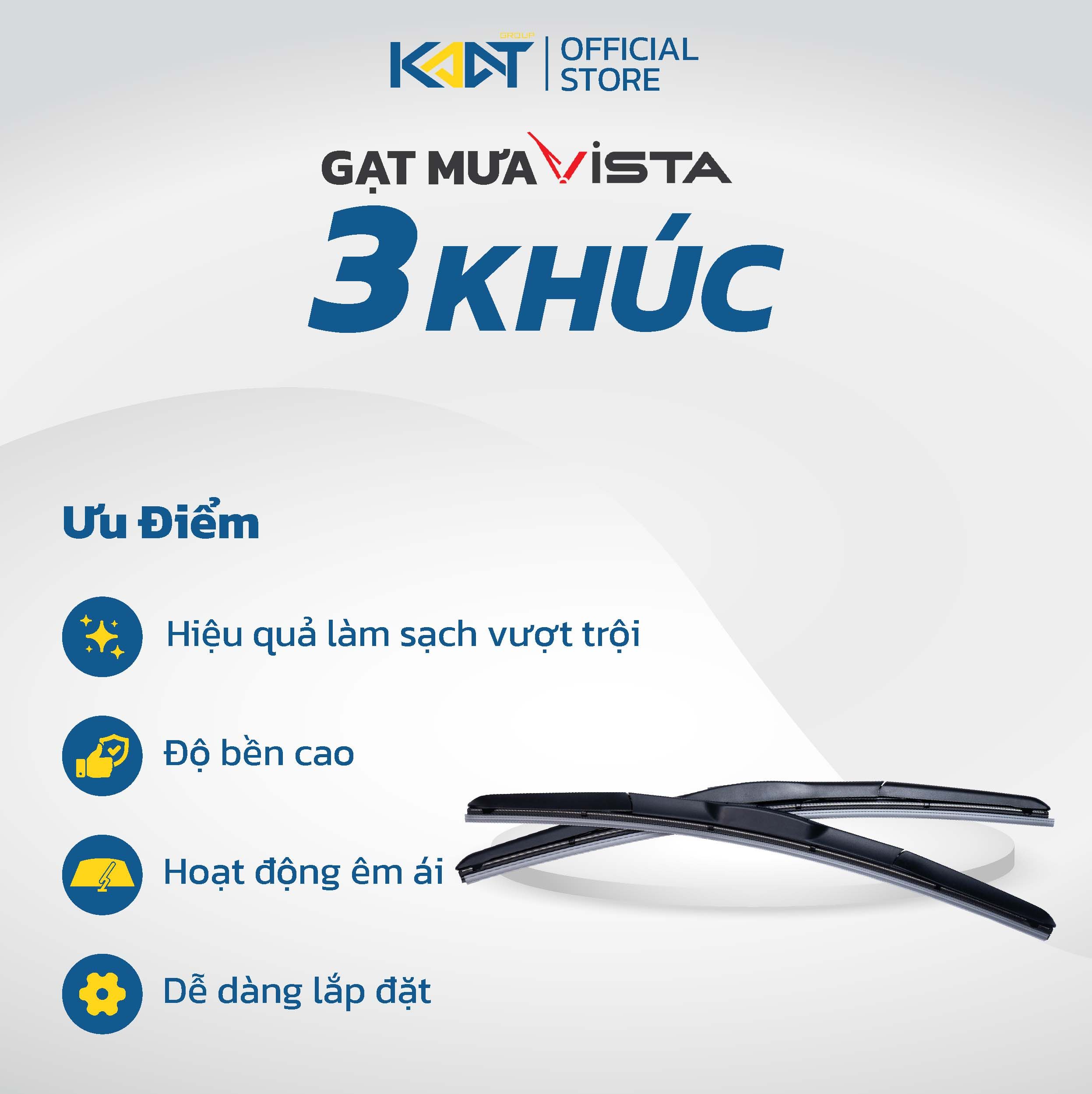 Cần Gạt Mưa 3 Khúc Vista