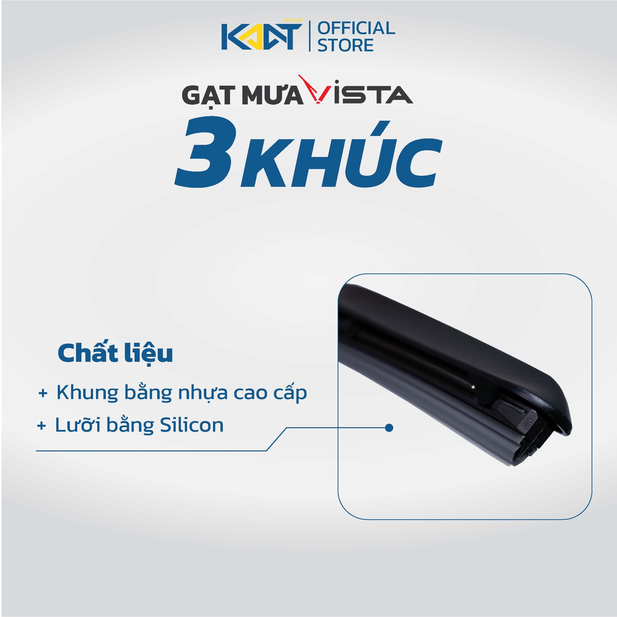 Cần Gạt Mưa 3 Khúc Vista