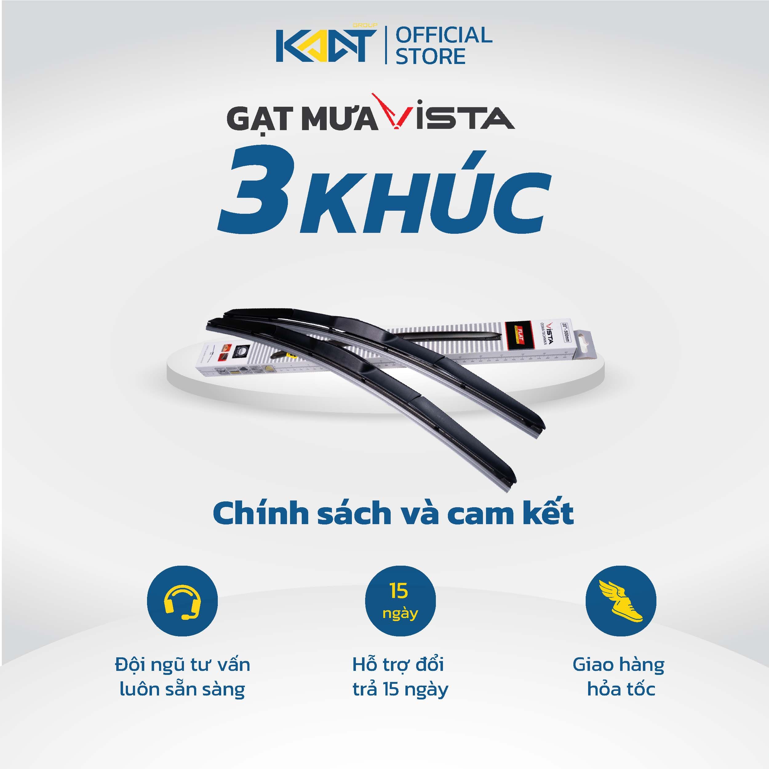 Cần Gạt Mưa 3 Khúc Vista