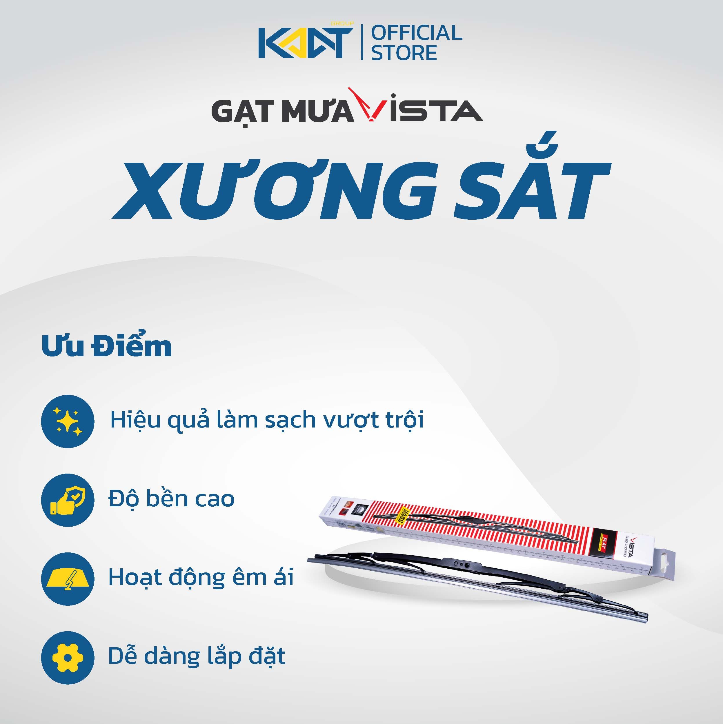 Cần Gạt Mưa Xương Sắt Vista