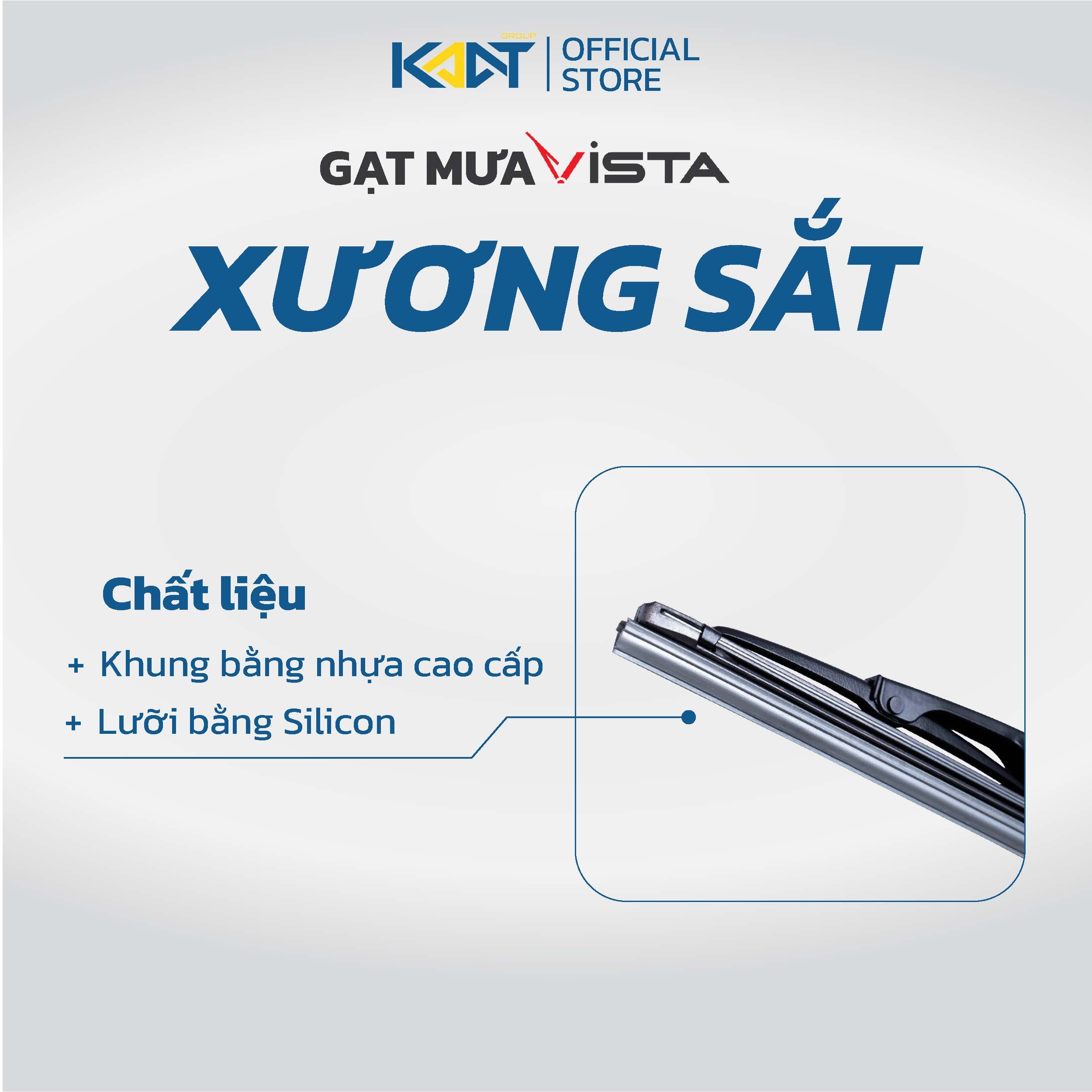 Cần Gạt Mưa Xương Sắt Vista