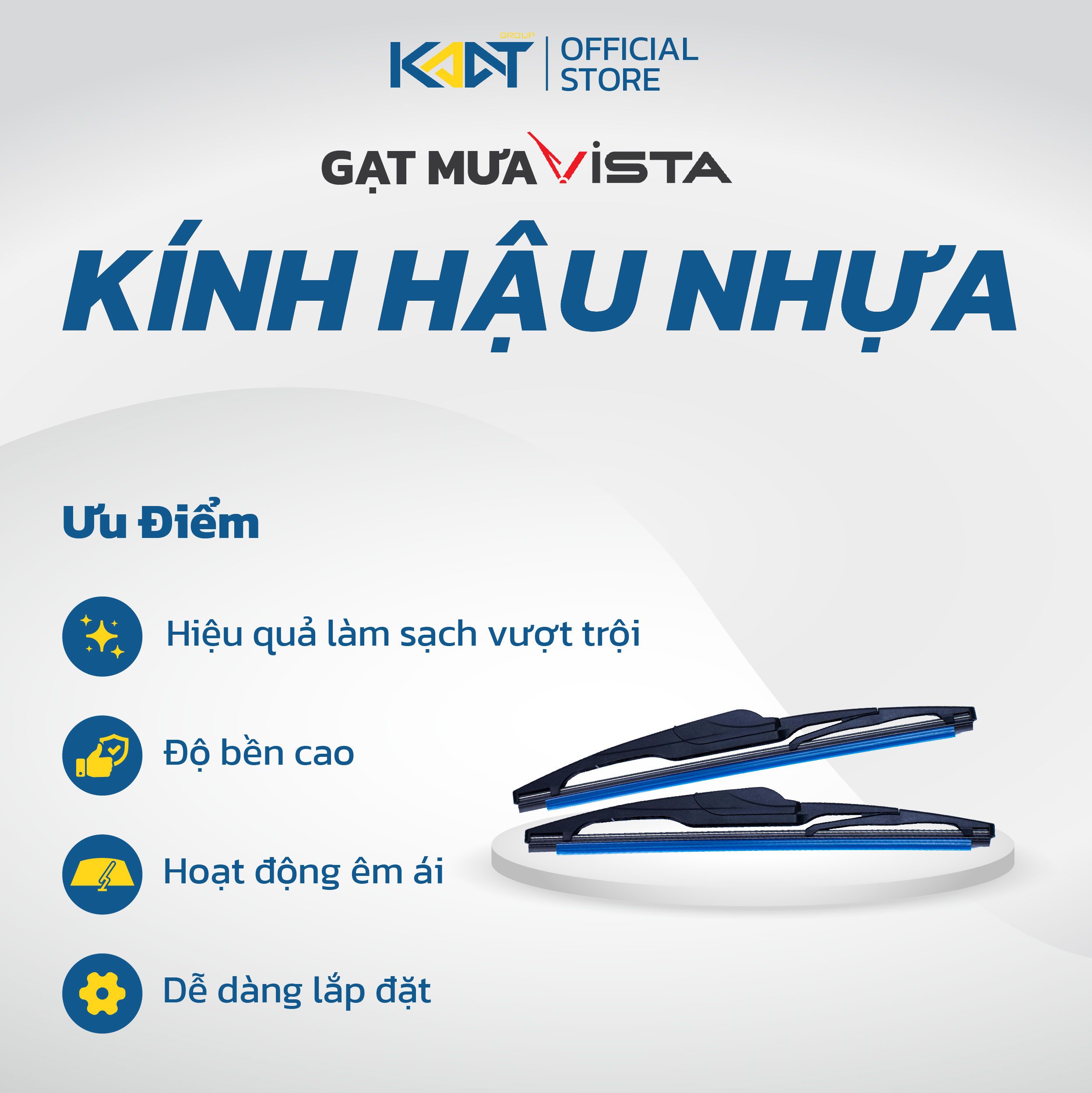 Cần Gạt Mưa Kính Hậu Nhựa