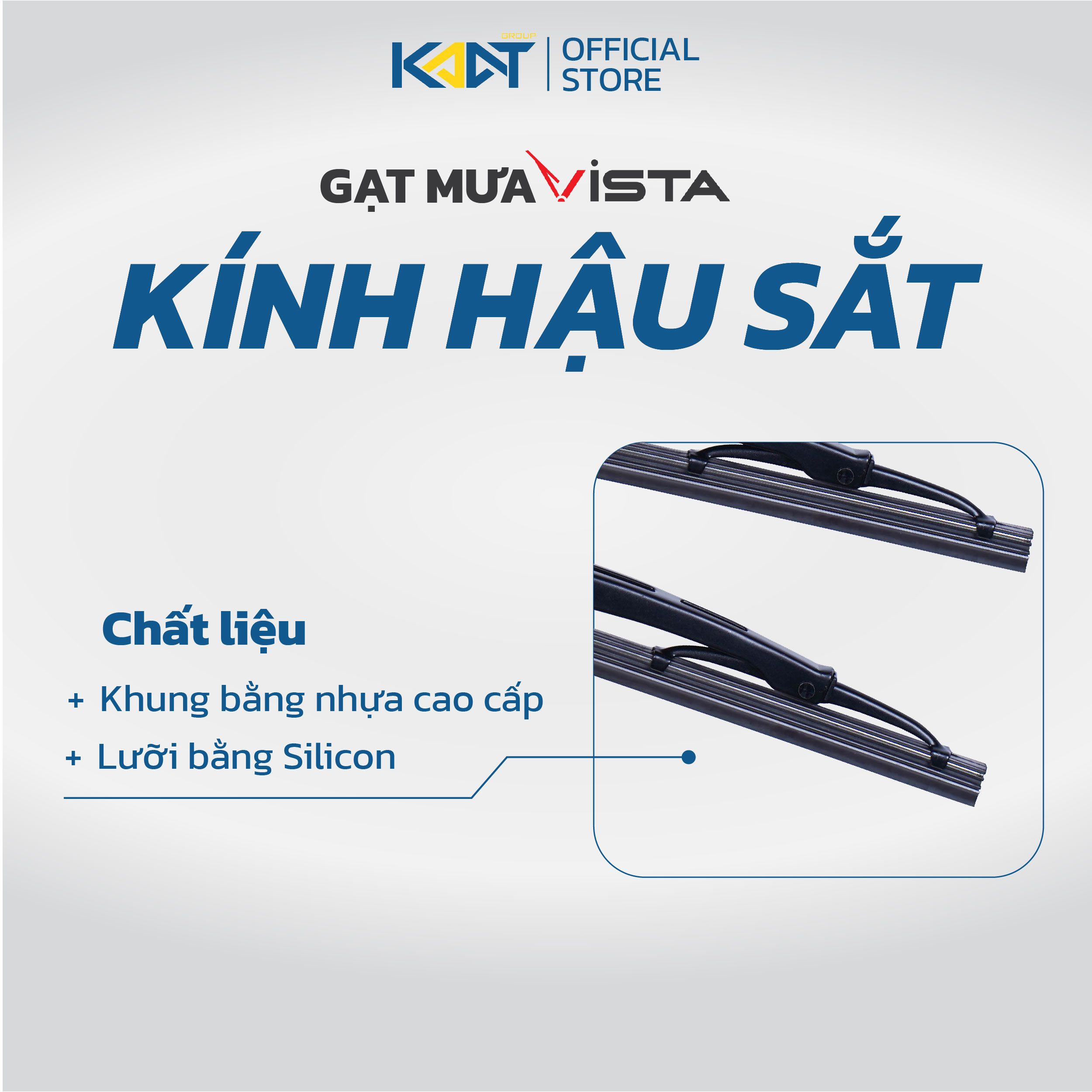 Cần Gạt Mưa Kính Hậu Sắt