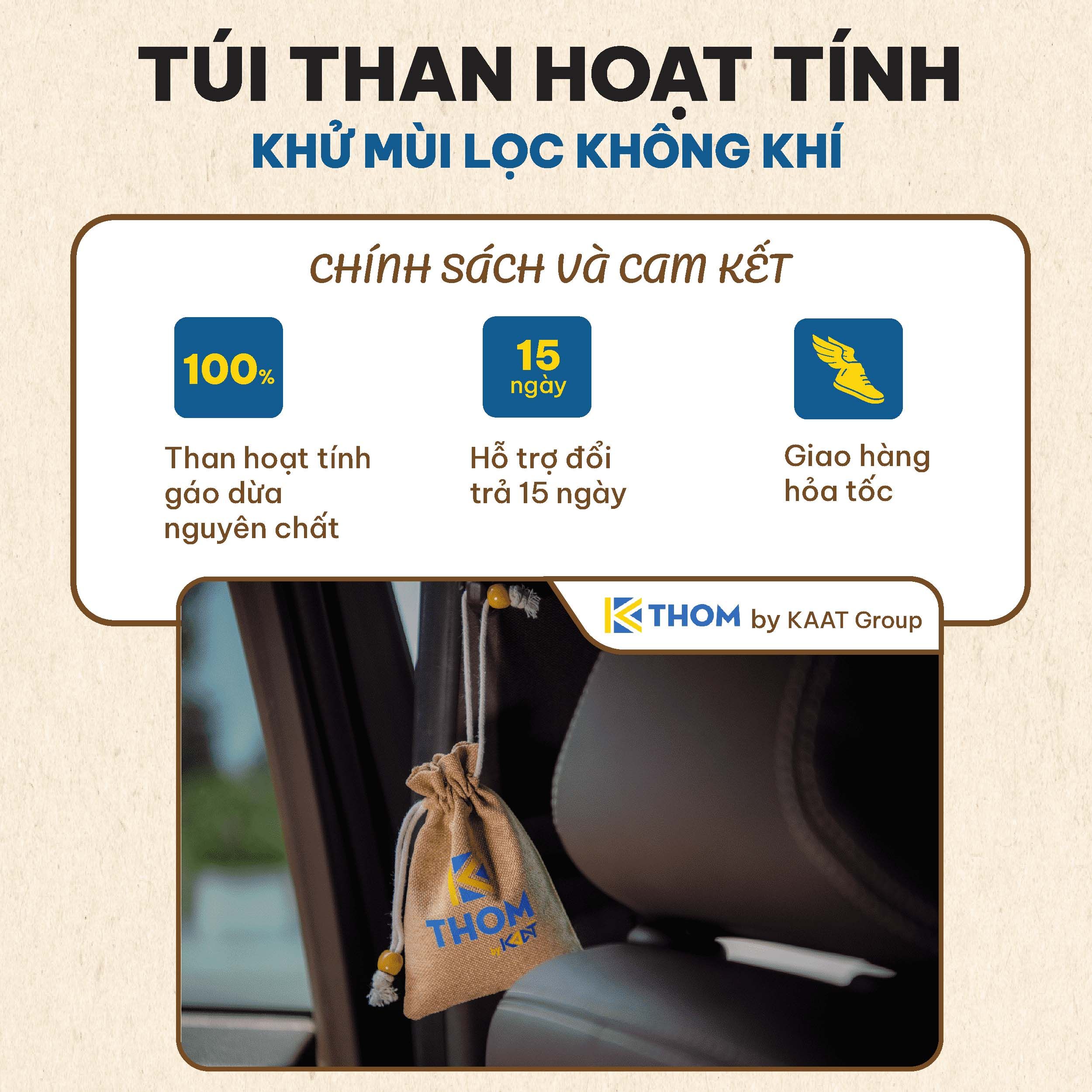 Túi than hoạt tính Gáo Dừa KTHOM