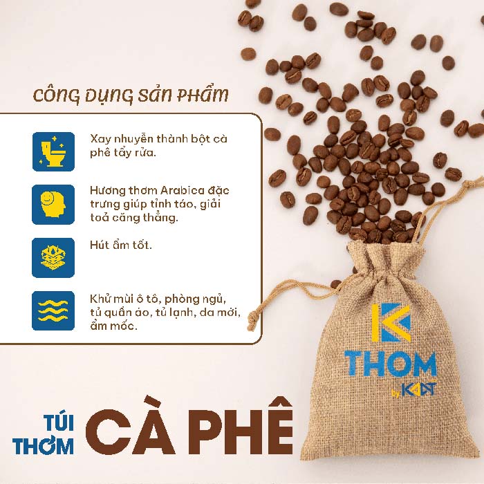 Túi thơm Cà Phê Arabica KTHOM